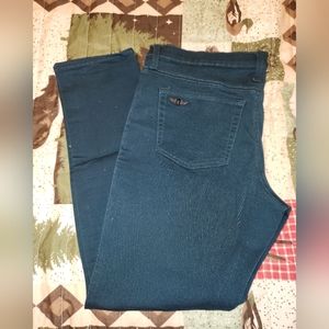 Rock & Republic Skinny Jeans, Size 16, Teal